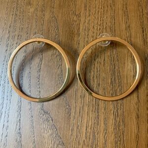 PRELOVED GOLD HOOP EARRINGS